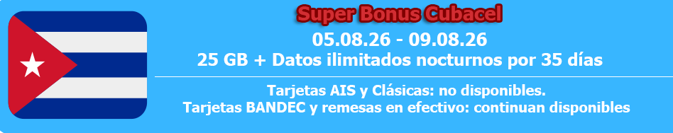 Topup Cubacel